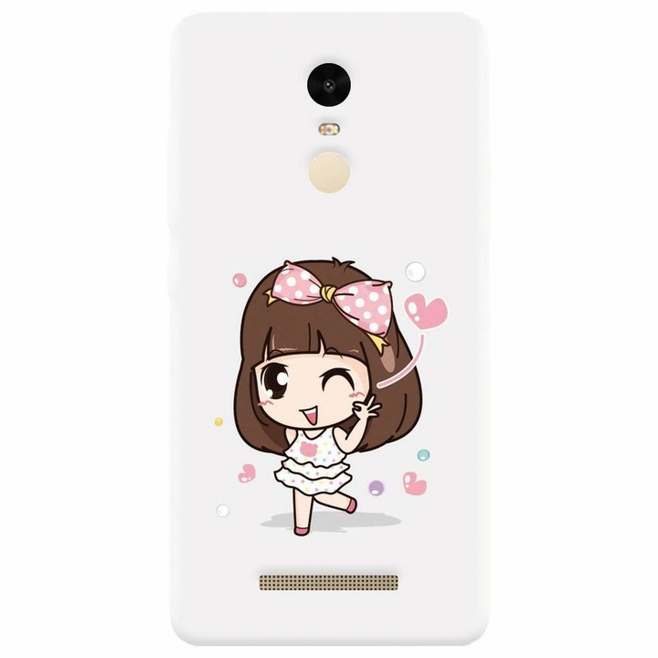 Силиконов кейс за Xiaomi Redmi Note 3, Happy Girl