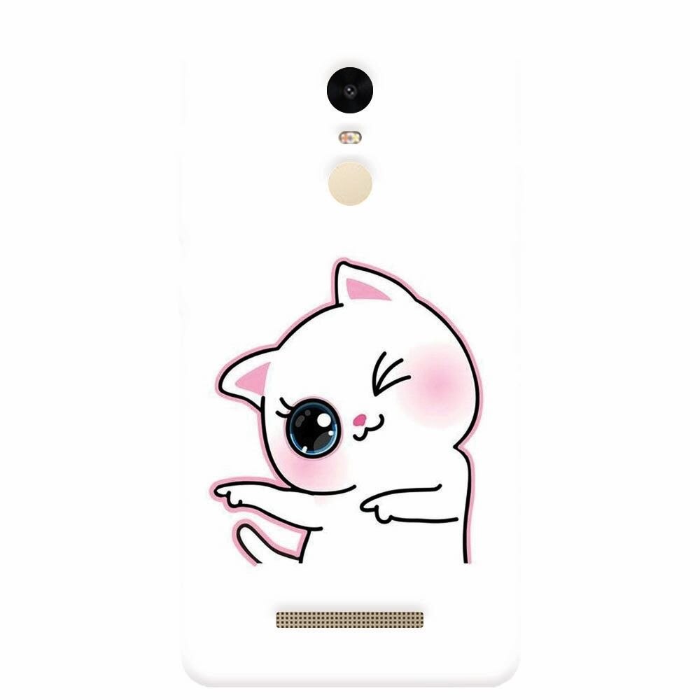 Husa silicon pentru Xiaomi Redmi Note 3, Cute Kitty