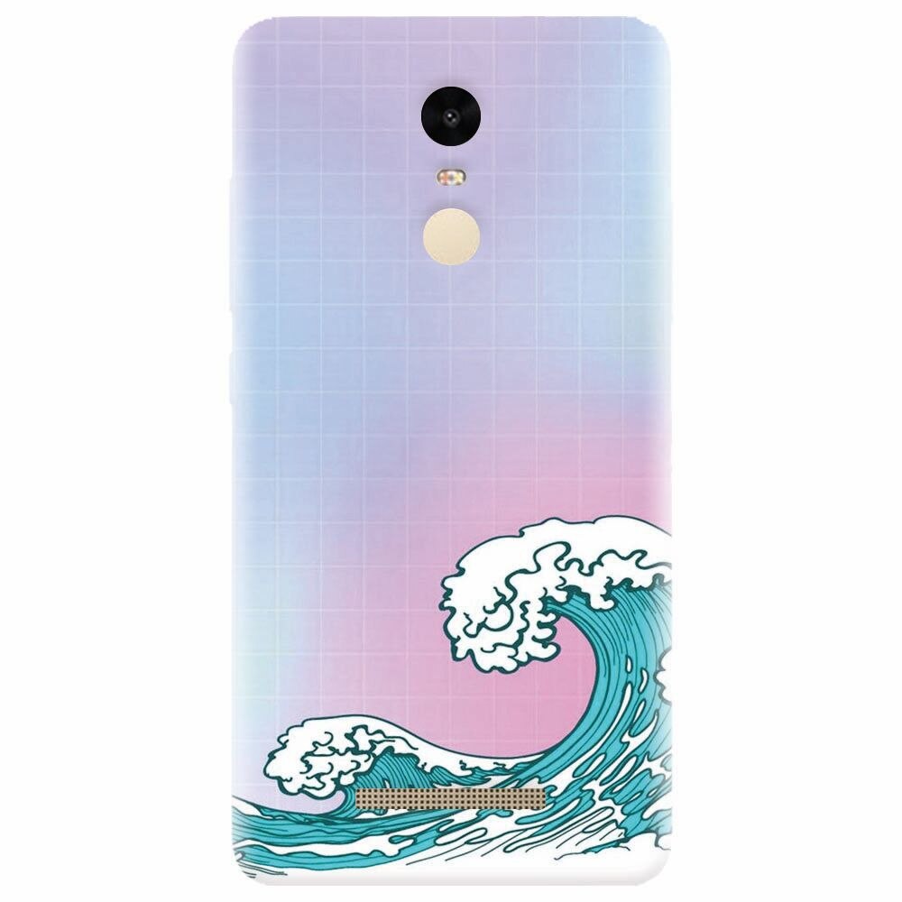 Husa silicon pentru Xiaomi Redmi Note 3, Waves