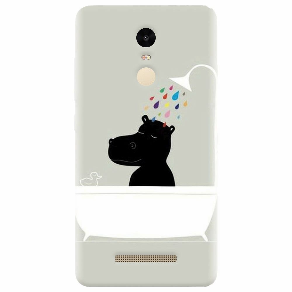 Husa silicon pentru Xiaomi Redmi Note 3, Hippo Bath