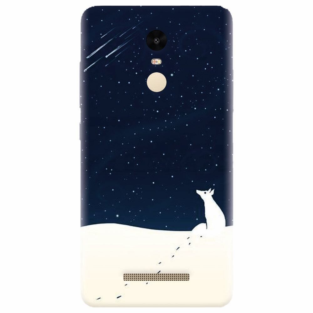 Husa silicon pentru Xiaomi Redmi Note 3, Winter Night
