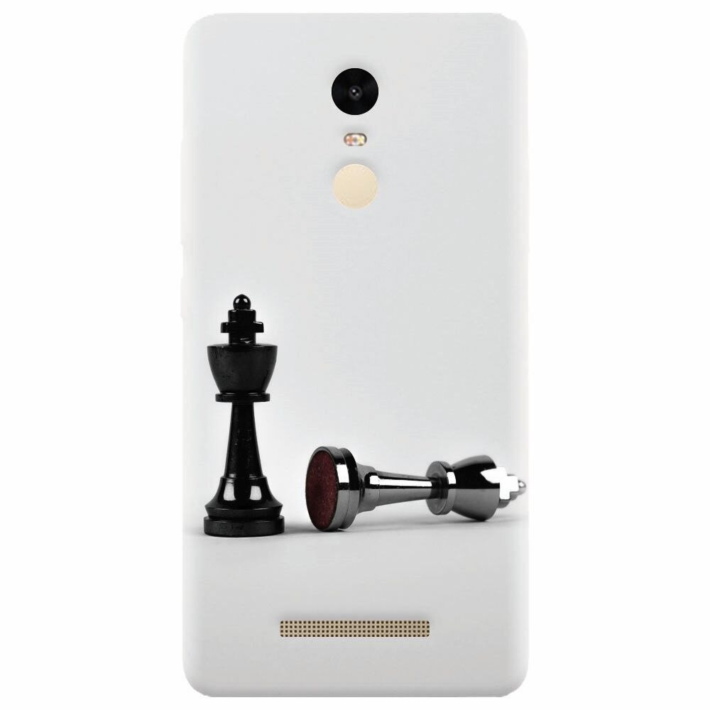 Husa silicon pentru Xiaomi Redmi Note 3, Chess
