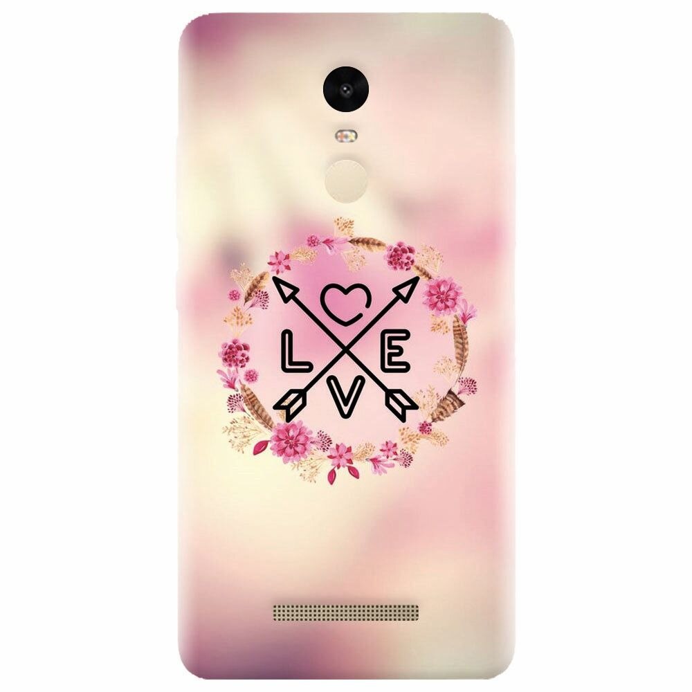 Husa silicon pentru Xiaomi Redmi Note 3, Love Arrow