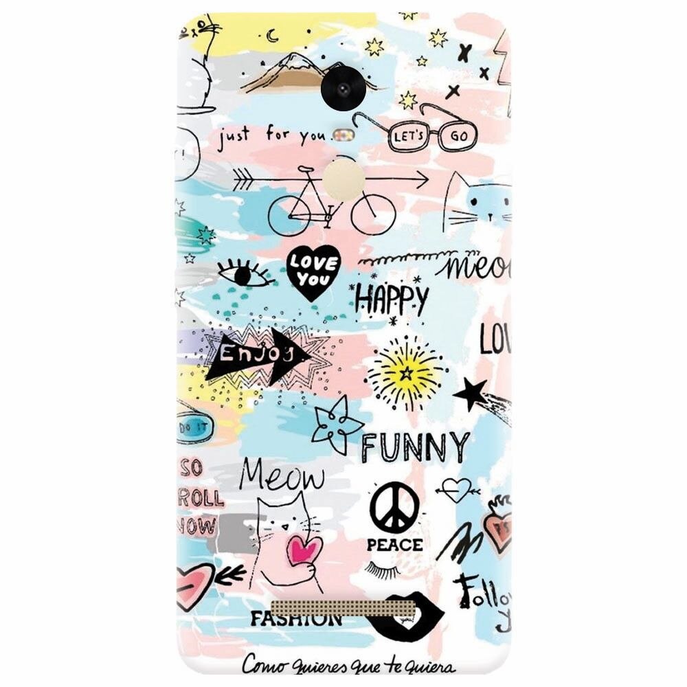 Husa silicon pentru Xiaomi Redmi Note 3, Enjoy