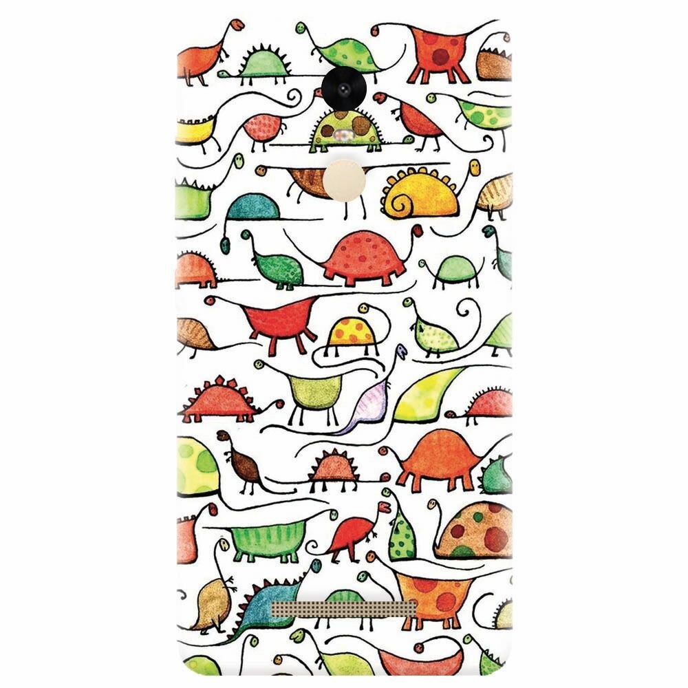 Husa silicon pentru Xiaomi Redmi Note 3, Dino