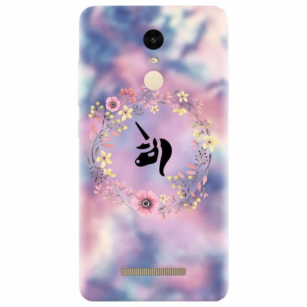 Husa silicon pentru Xiaomi Redmi Note 3, Unicorn Icon