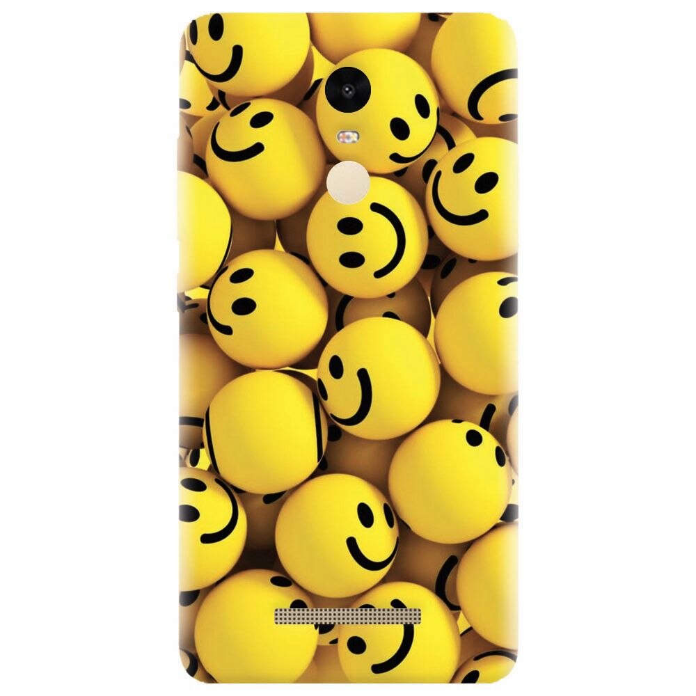Husa silicon pentru Xiaomi Redmi Note 3, Smiles 002
