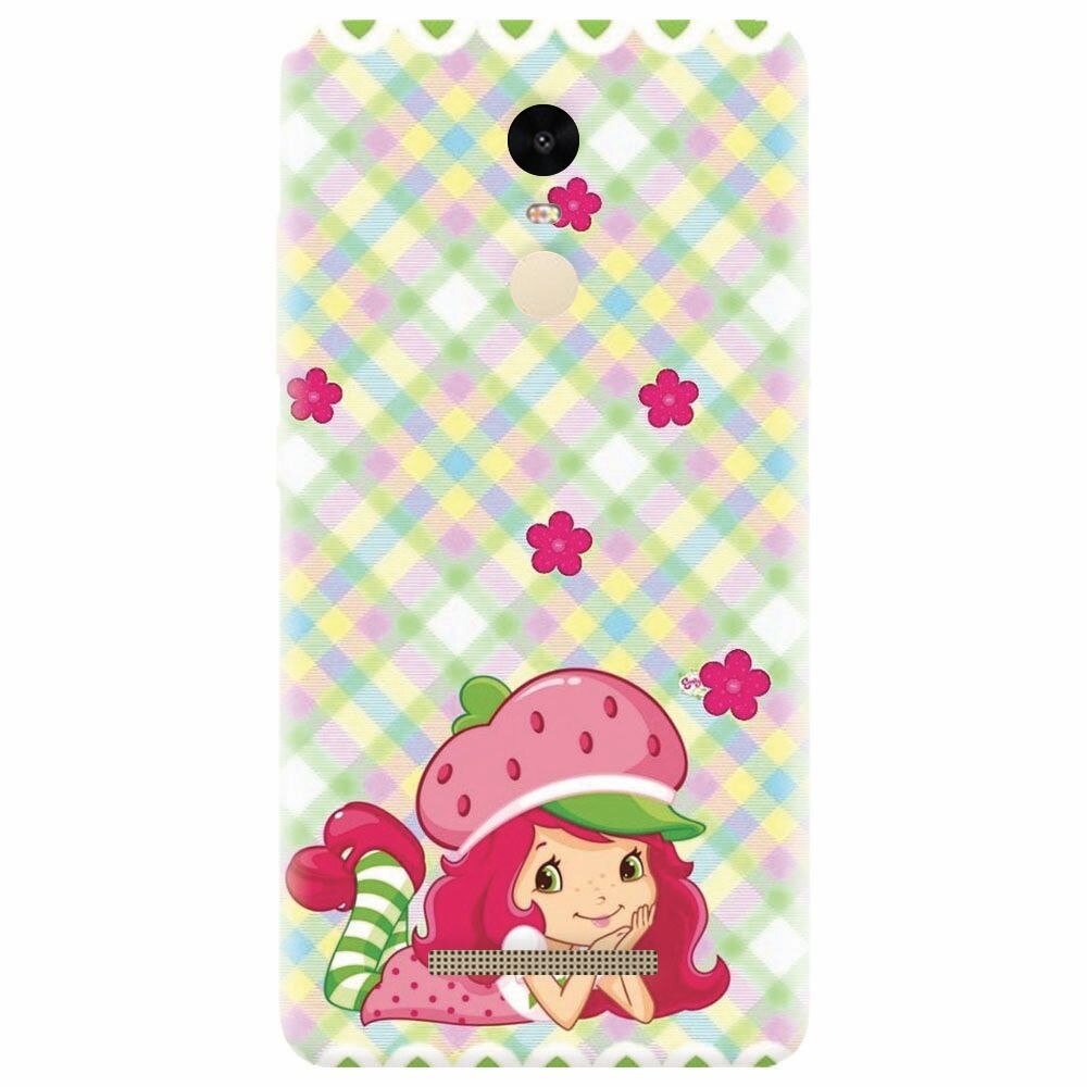 Husa silicon pentru Xiaomi Redmi Note 3, Strawberry Girl