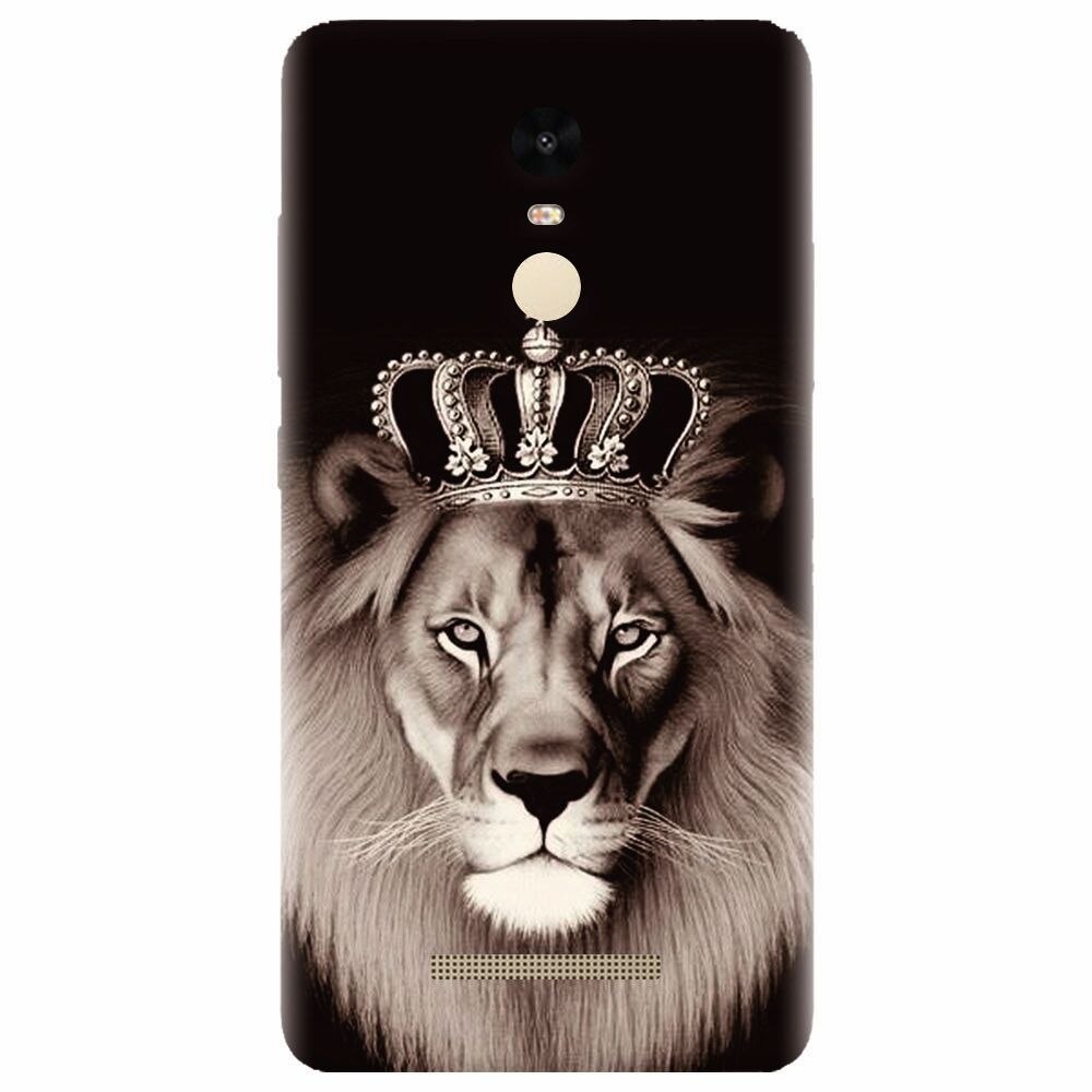 Husa silicon pentru Xiaomi Redmi Note 3, Lion King
