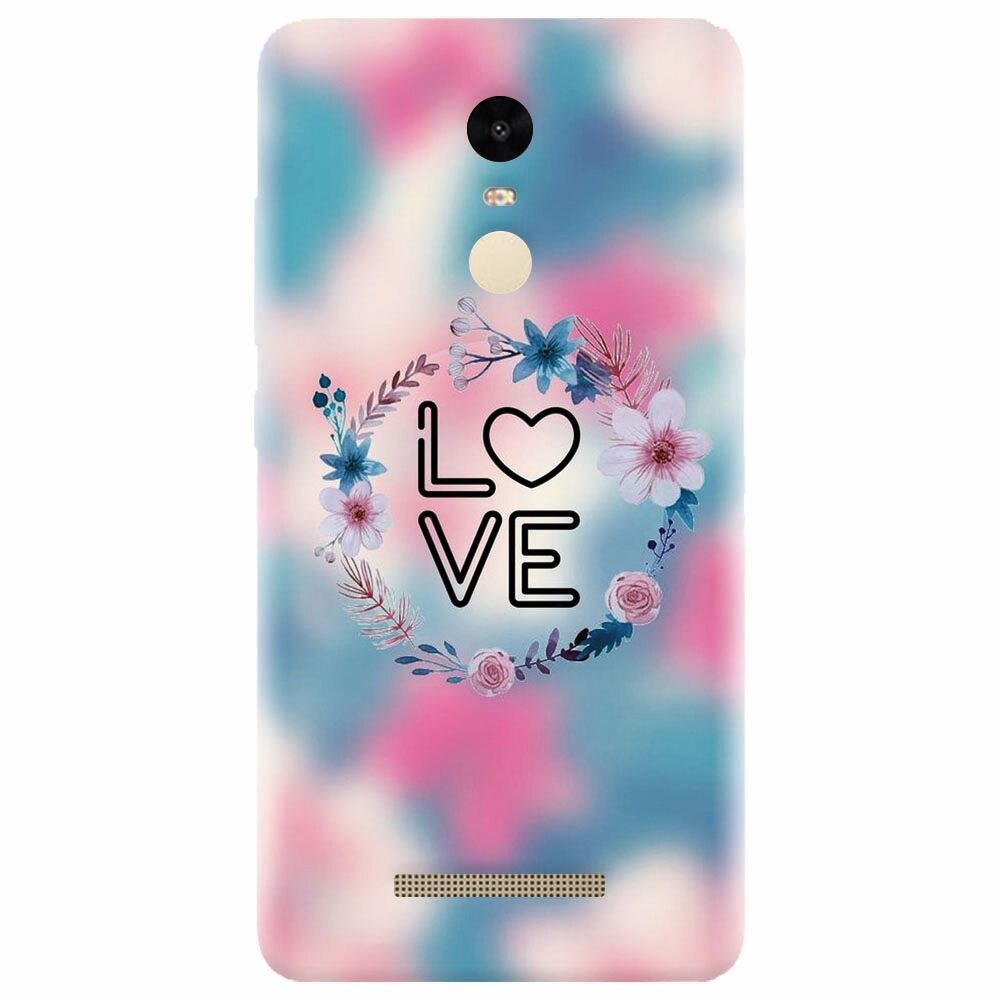 Husa silicon pentru Xiaomi Redmi Note 3, Love 001