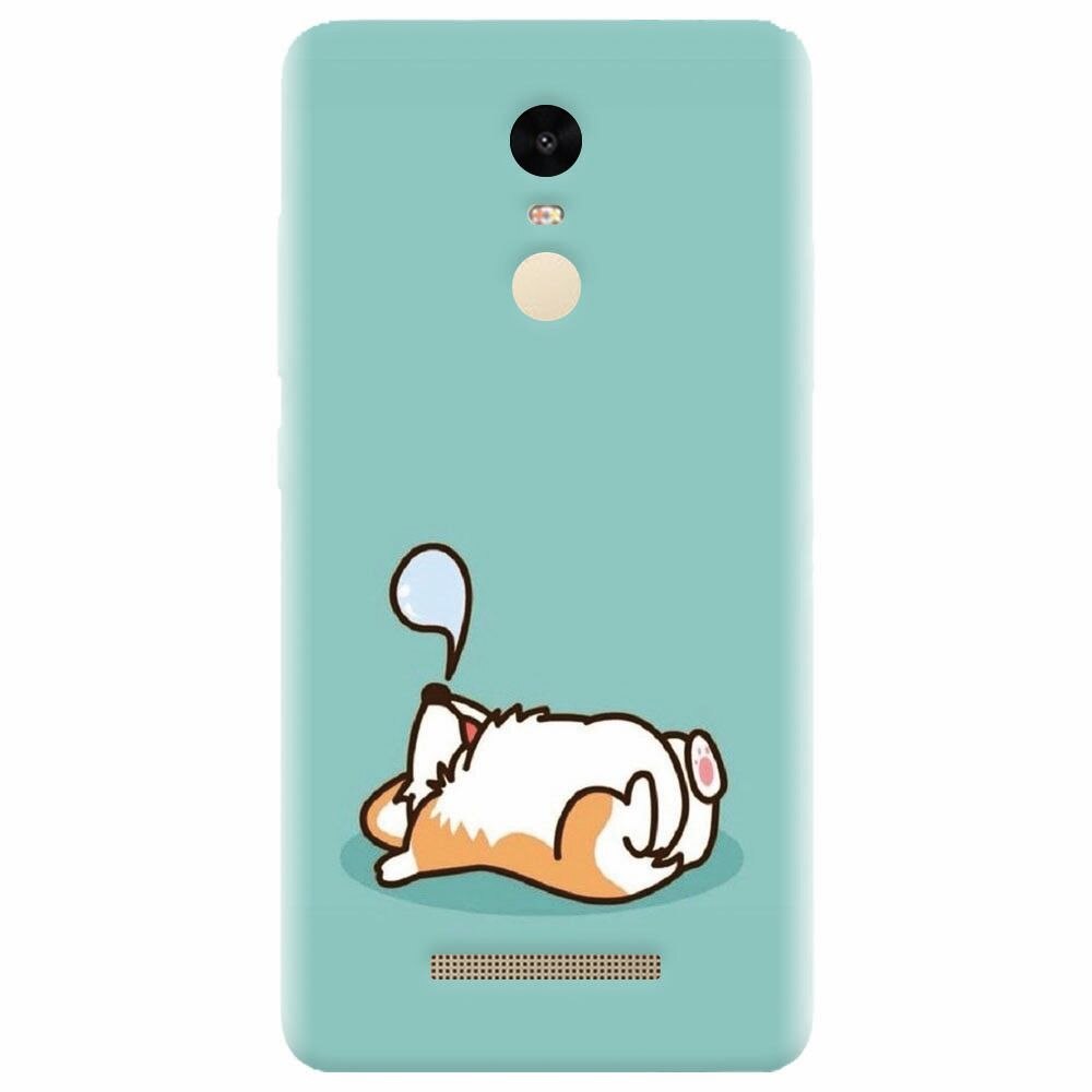 Husa silicon pentru Xiaomi Redmi Note 3, Cute Corgi