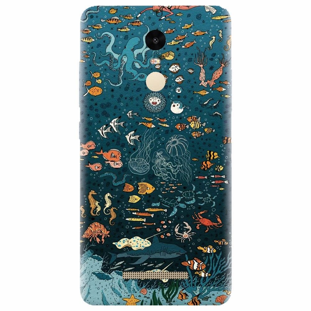 Husa silicon pentru Xiaomi Redmi Note 3, Under The Sea