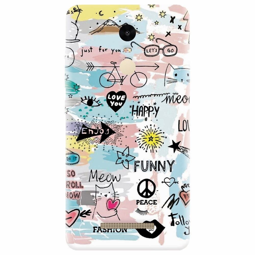 Husa silicon pentru Xiaomi Redmi Note 3, Travel 101