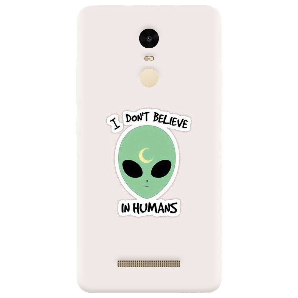Husa silicon pentru Xiaomi Redmi Note 3, I Dont Believe In Humans