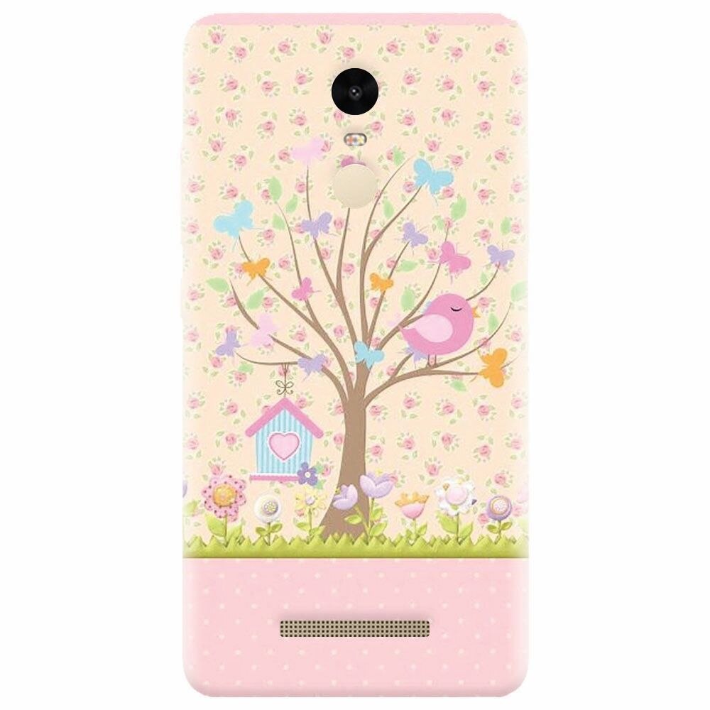 Husa silicon pentru Xiaomi Redmi Note 3, Cute Birdhouse