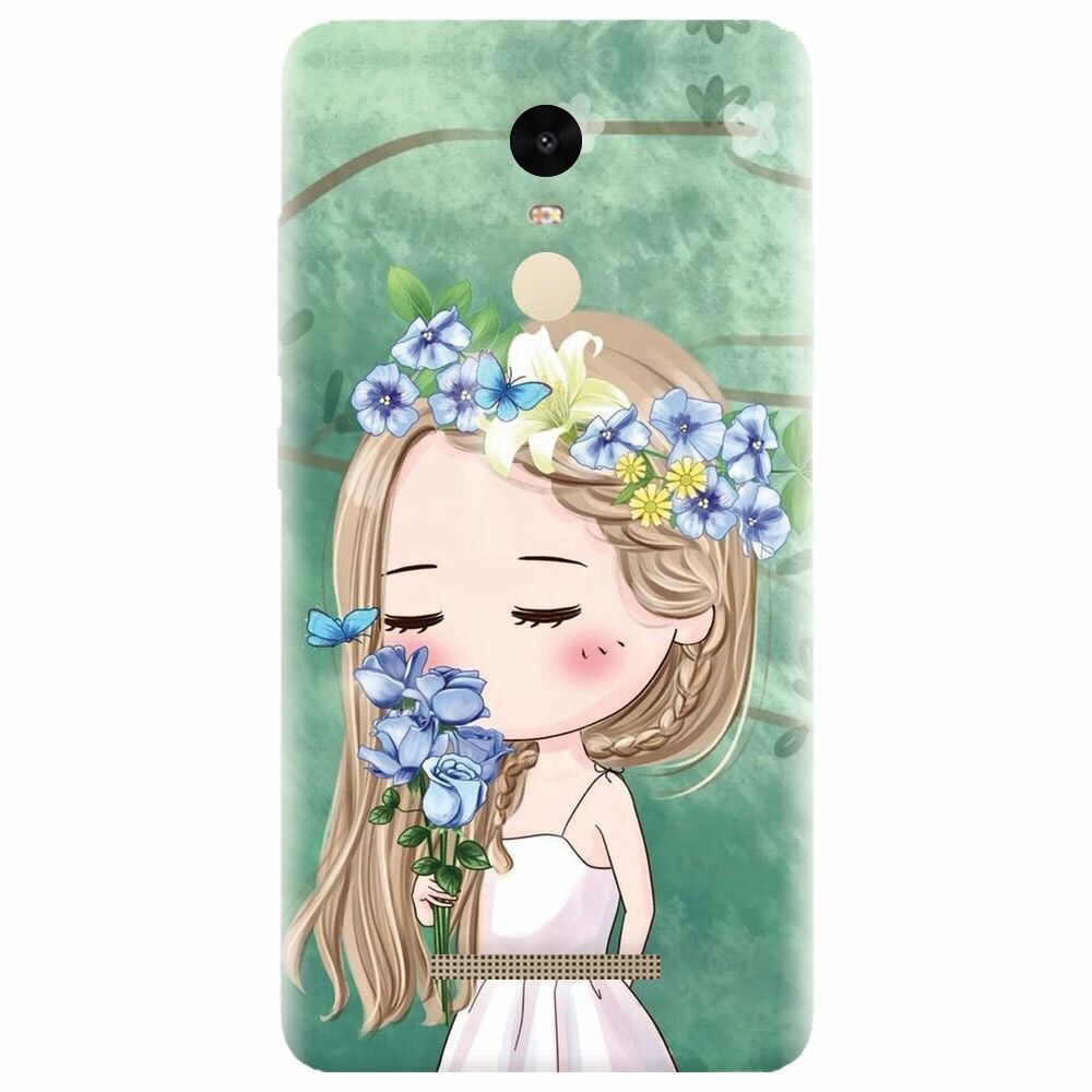 Husa silicon pentru Xiaomi Redmi Note 3, Girl