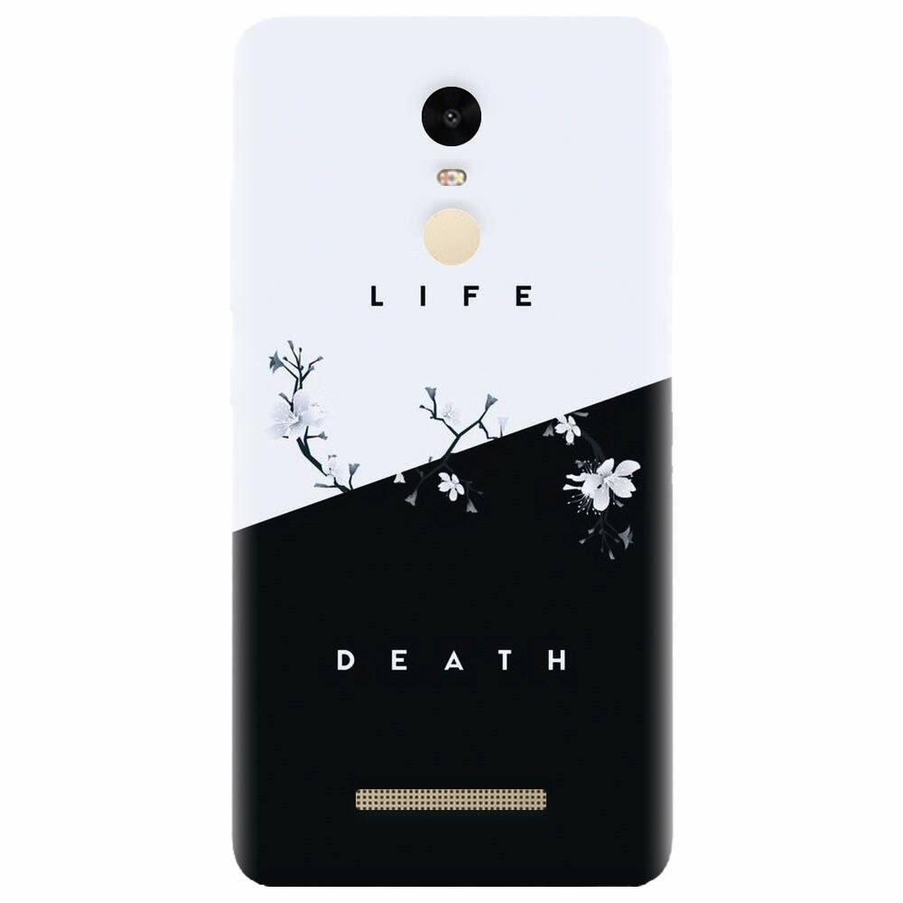 Husa silicon pentru Xiaomi Redmi Note 3, Life Vs Death
