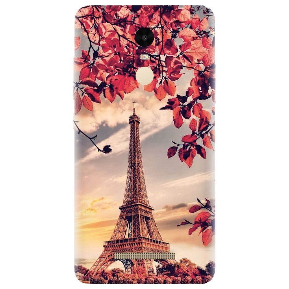 Husa silicon pentru Xiaomi Redmi Note 3, Eifel Tower