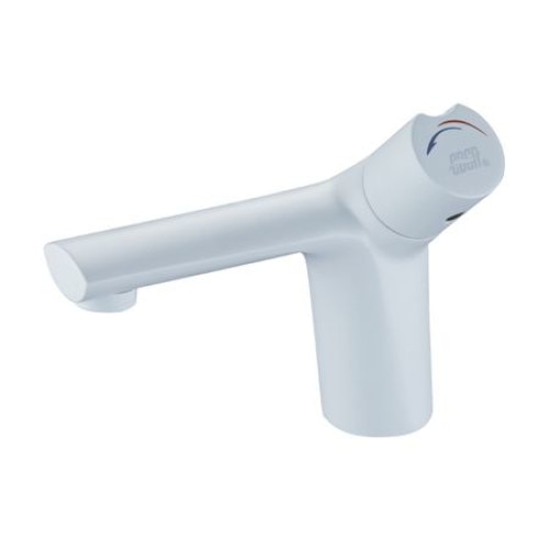 Baterie lavoar CasaBlanca,LIRA alb satinat,Lini ergonomice,Cartus ceramic