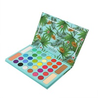paleta trusa de farduri docolor tropical cu 34 de culori intens pigmentate mate si shimmery pentru ochi si fata imagen 27_0_
0
