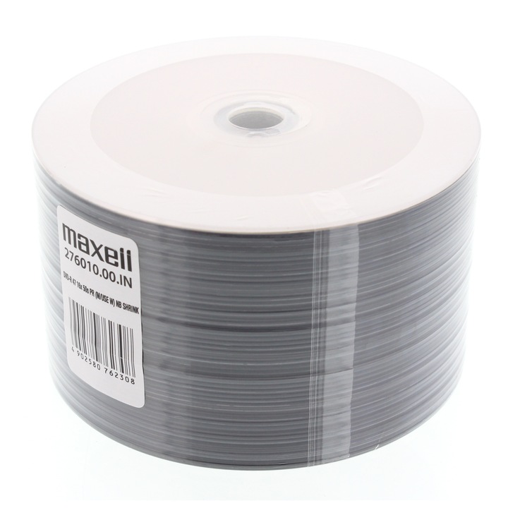 Оптичен носител за печат Maxell DVD-R, 4.7GB, 16x, 50 броя