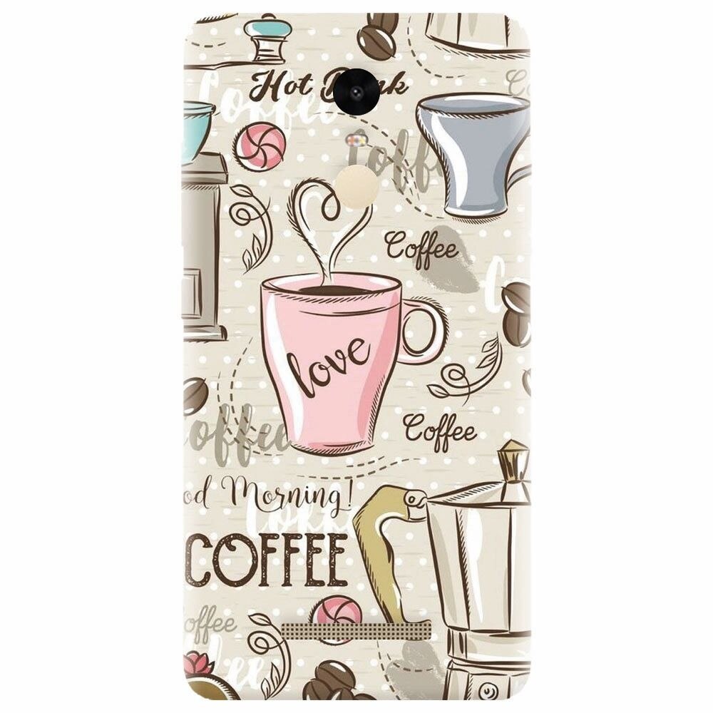 Husa silicon pentru Xiaomi Redmi Note 3, Coffe And Donuts