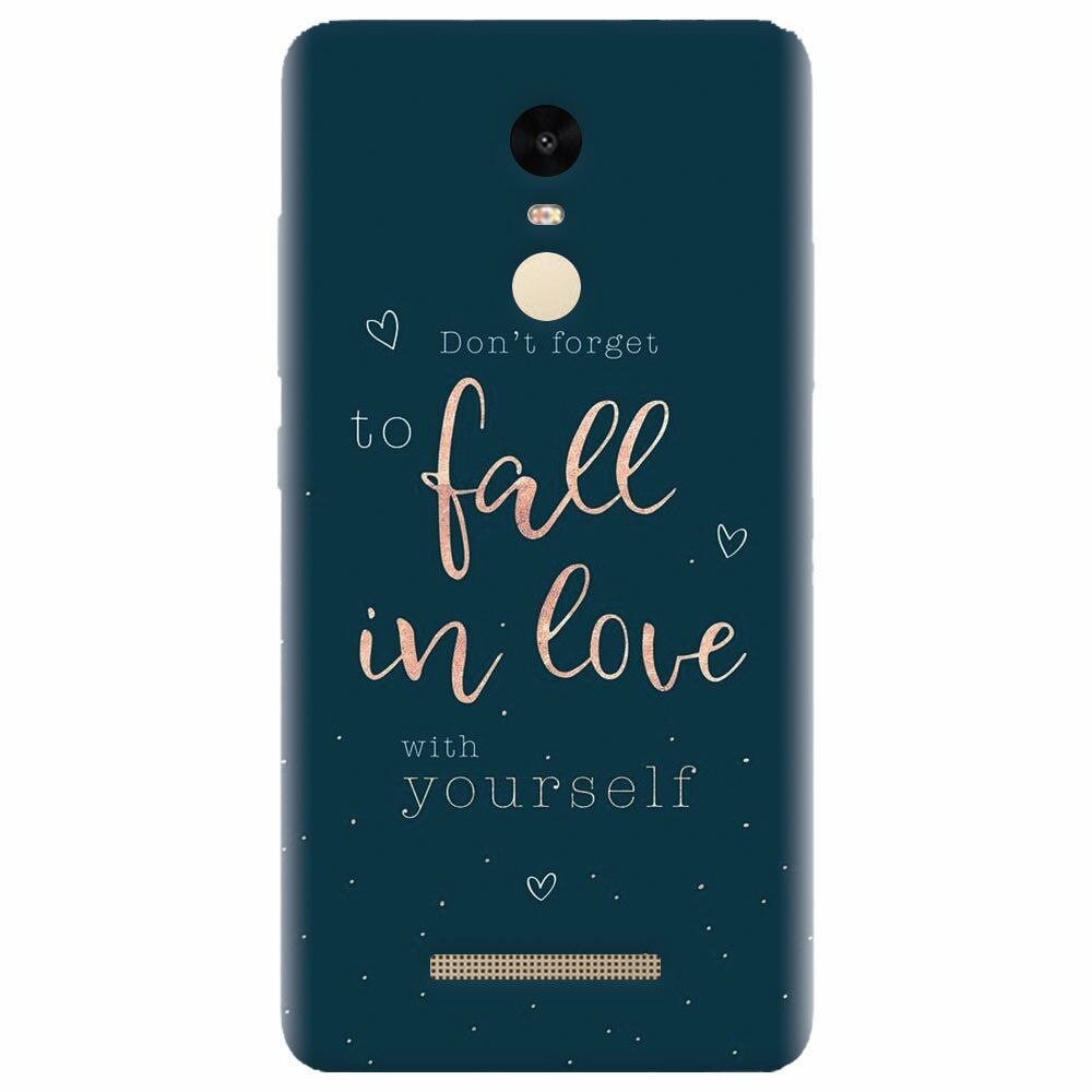 Husa silicon pentru Xiaomi Redmi Note 3, Fall In Love