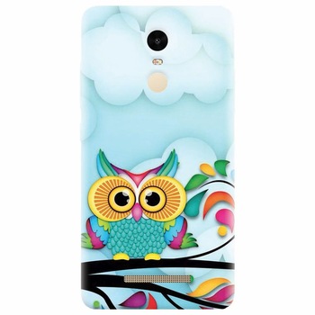 Husa silicon pentru Xiaomi Redmi Note 3, Owl 102 Husa silicon pentru Xiaomi Redmi Note 3, Owl 102