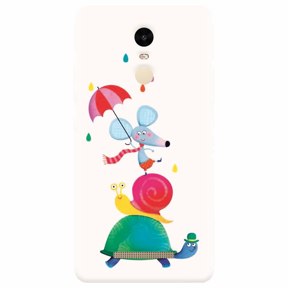 Husa silicon pentru Xiaomi Redmi Note 3, Happy Animals
