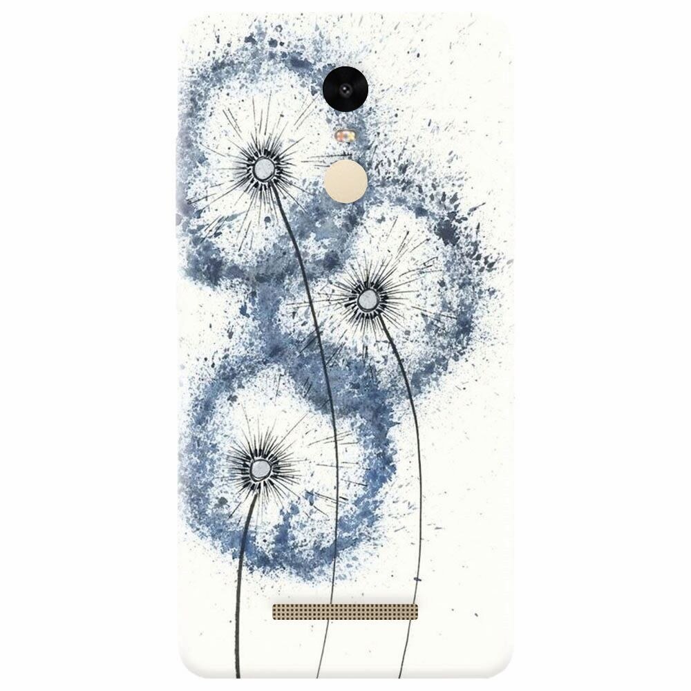 Husa silicon pentru Xiaomi Redmi Note 3, Dandelion