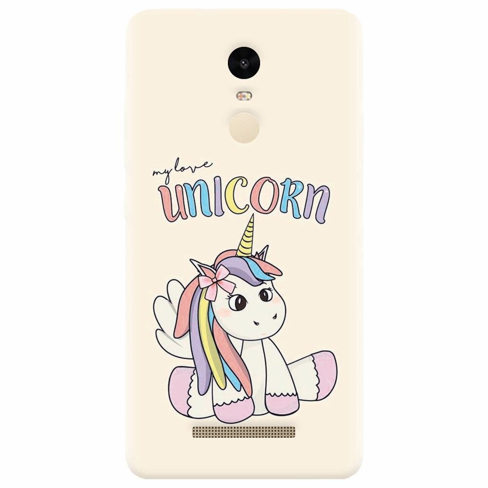 Husa silicon pentru Xiaomi Redmi Note 3, My Love Unicorn