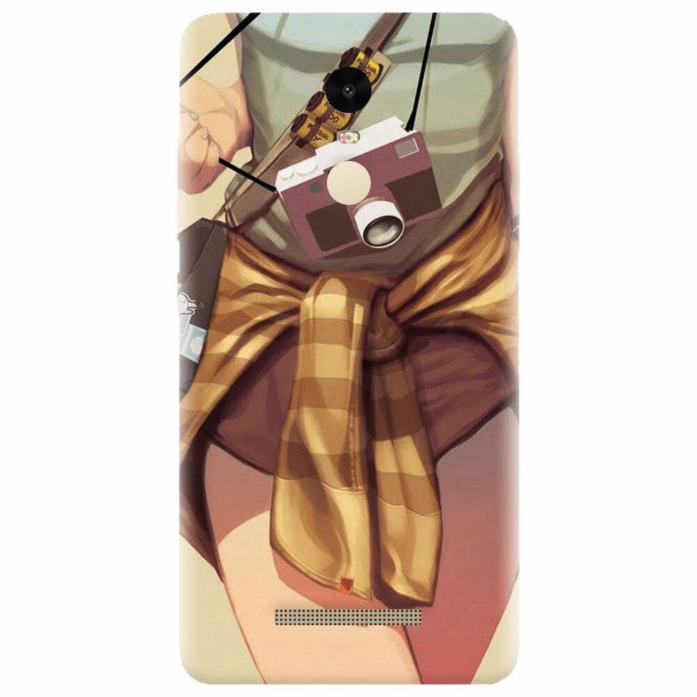 Husa silicon pentru Xiaomi Redmi Note 3, Photograph Girl