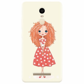 Husa silicon pentru Xiaomi Redmi Note 3, Sweet Little Girl Husa silicon pentru Xiaomi Redmi Note 3, Sweet Little Girl