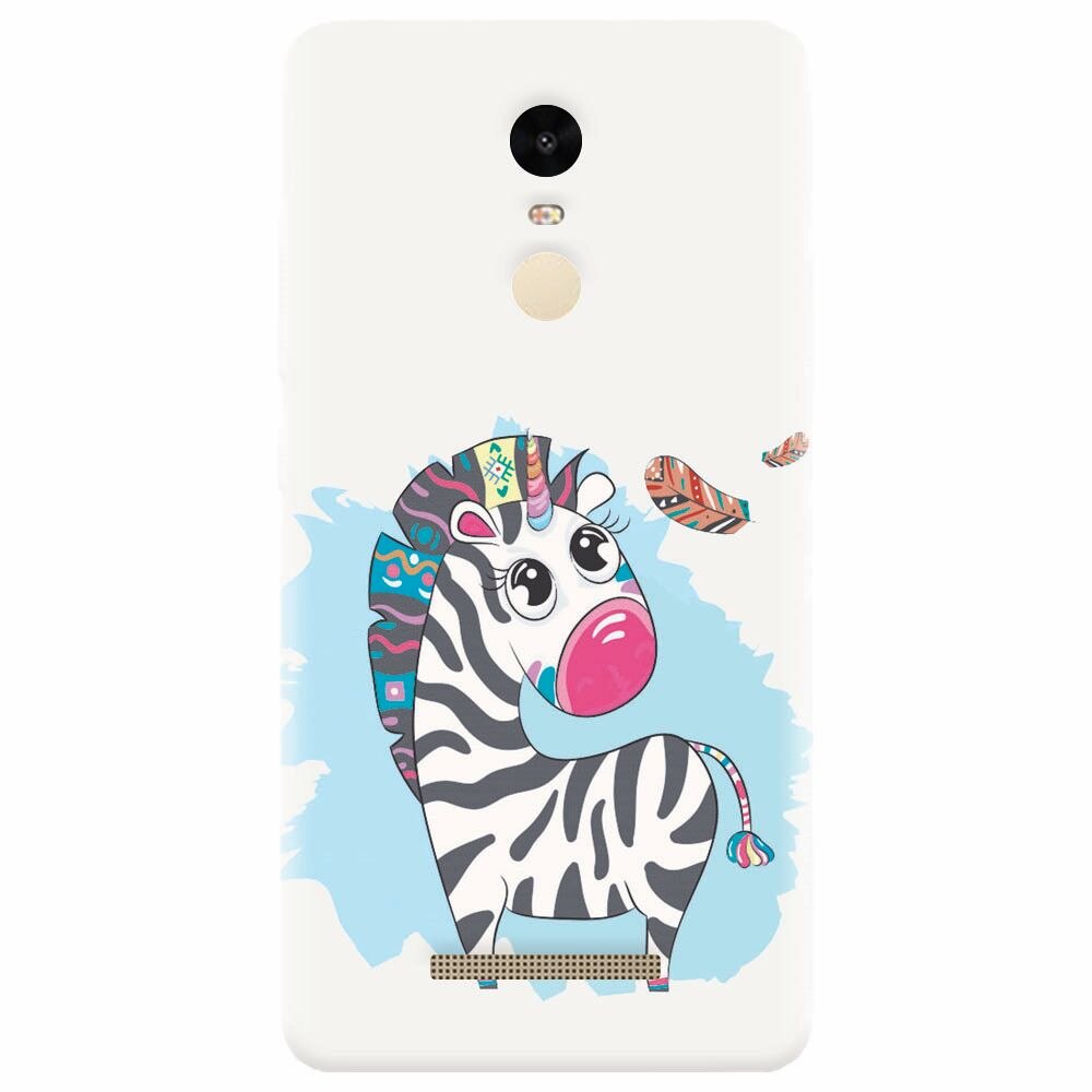 Husa silicon pentru Xiaomi Redmi Note 3, Zebra