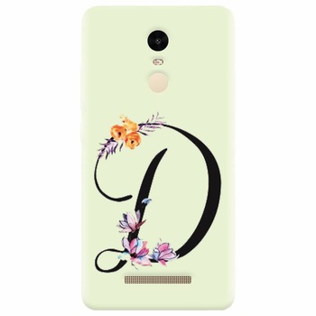 Husa silicon pentru Xiaomi Redmi Note 3, Litera D Husa silicon pentru Xiaomi Redmi Note 3, Litera D