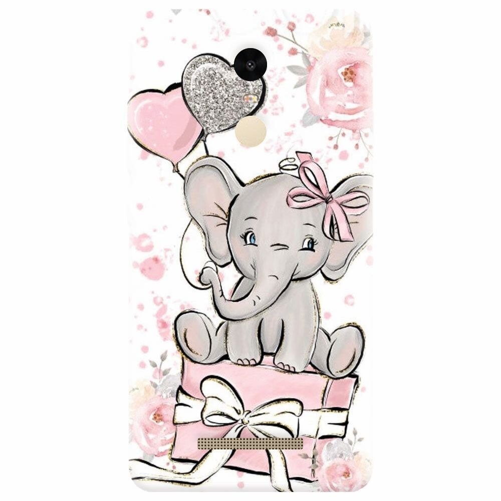 Husa silicon pentru Xiaomi Redmi Note 3, Elefant