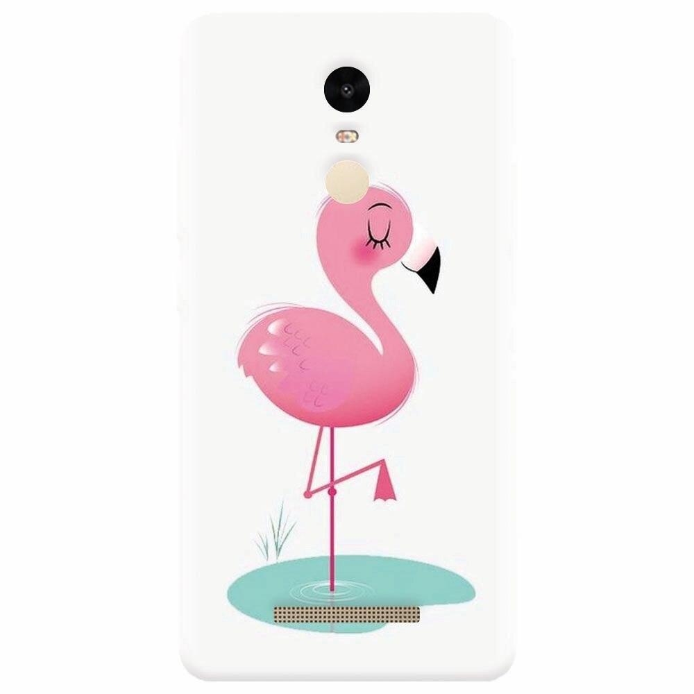 Husa silicon pentru Xiaomi Redmi Note 3, Flamingo Pink