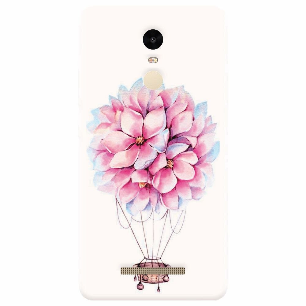 Husa silicon pentru Xiaomi Redmi Note 3, Flower Baloon