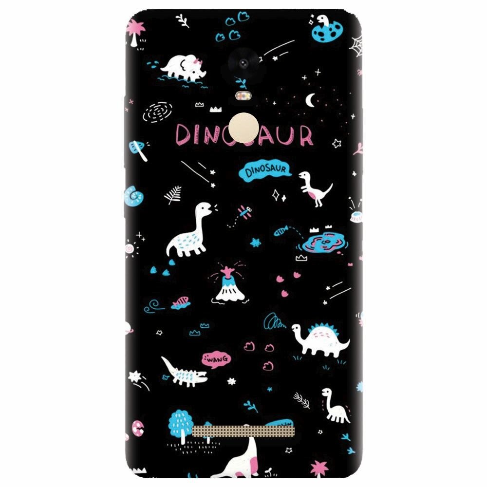 Husa silicon pentru Xiaomi Redmi Note 3, Dinosaur