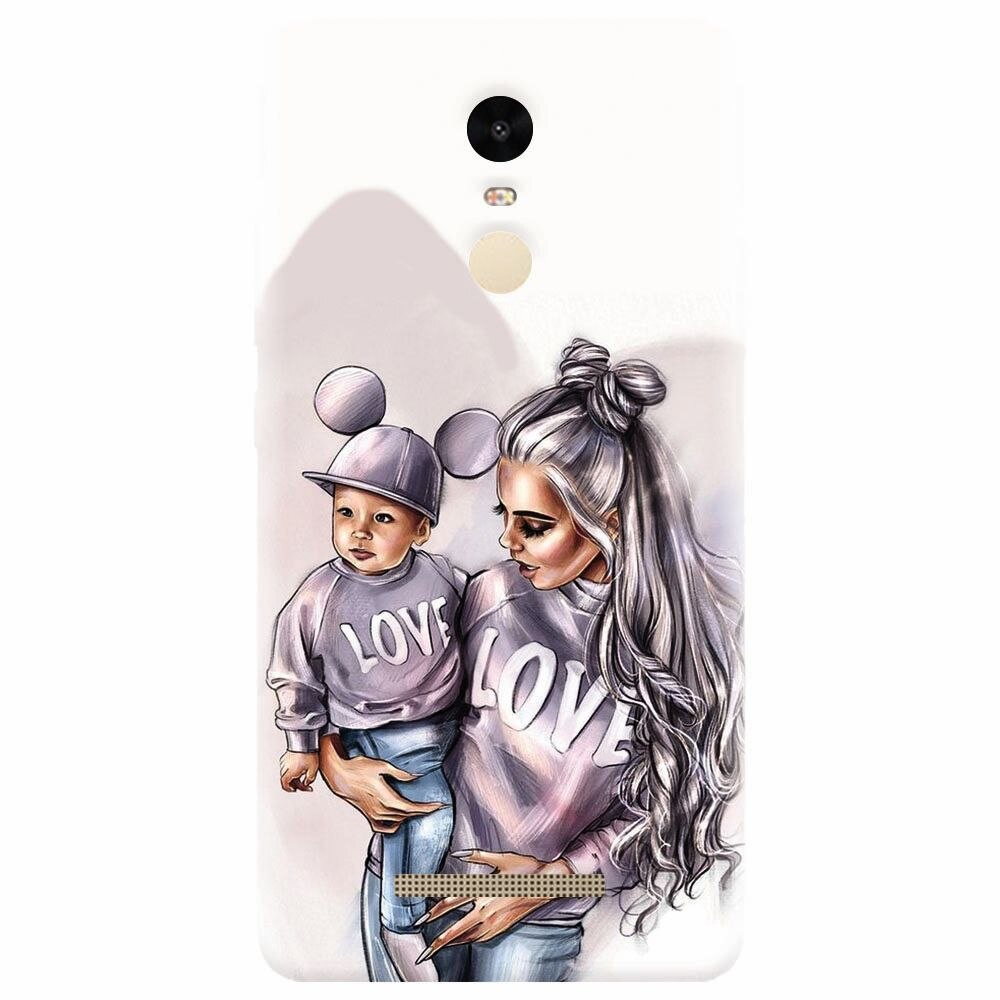 Husa silicon pentru Xiaomi Redmi Note 3, Mommy Love