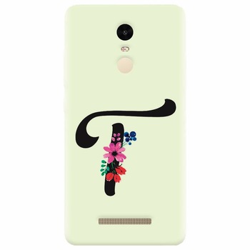 Husa silicon pentru Xiaomi Redmi Note 3, Litera T Husa silicon pentru Xiaomi Redmi Note 3, Litera T