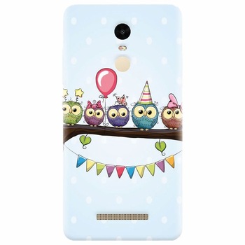 Husa silicon pentru Xiaomi Redmi Note 3, Party Birds Husa silicon pentru Xiaomi Redmi Note 3, Party Birds
