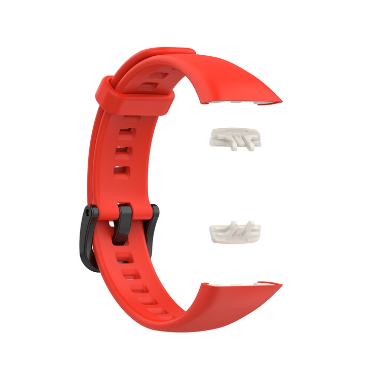 Силиконова каишка Smart Pulse Honor Band 6/Huawei Band 6, Червена