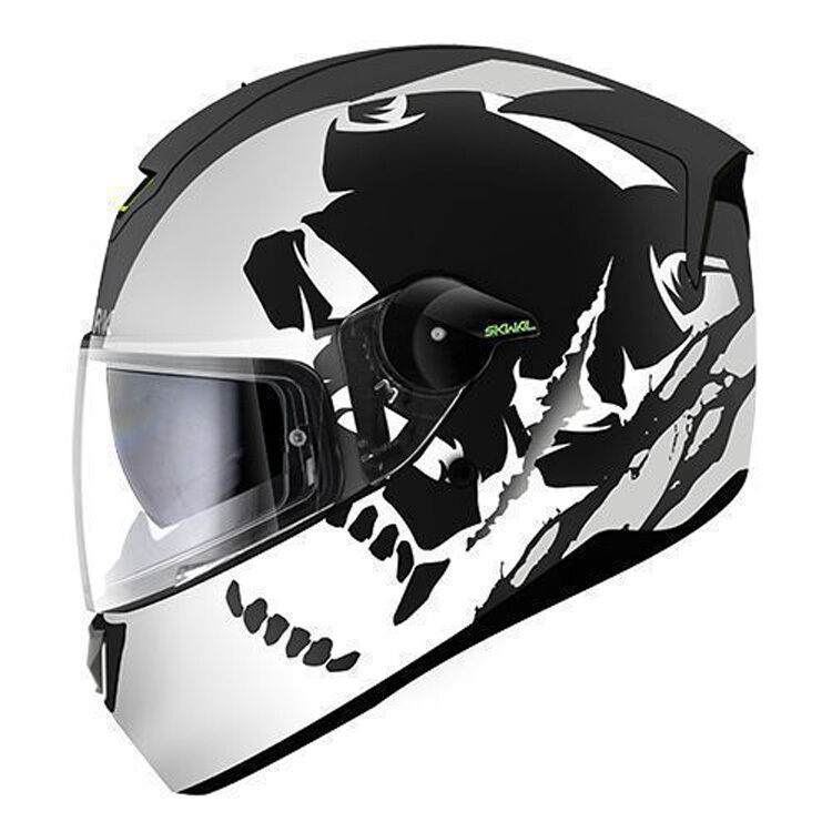 Casca integrala Shark Instinct, negru/alb mat, marime L