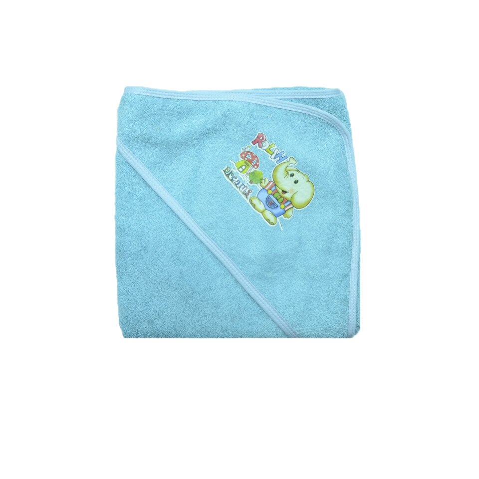 Prosop de baie cu gluga 90 x 90 cm NN PBN02, Multicolor