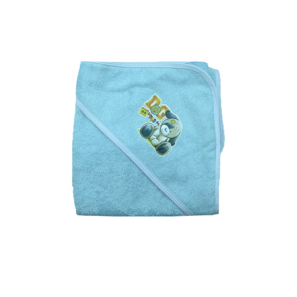 Prosop de baie cu gluga 90 x 90 cm NN PBN03, Multicolor