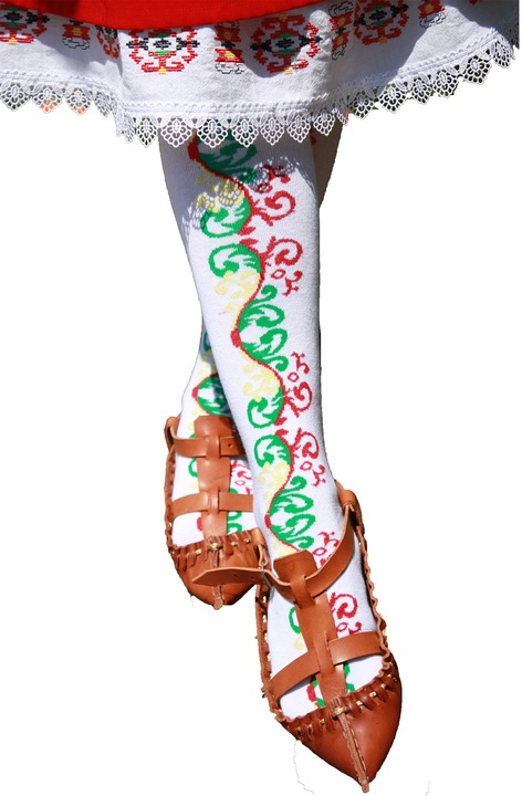 Чорапи Българка, с Фолклорни Мотиви, Модел 102