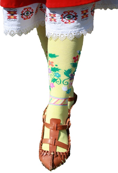 Чорапи Българка, с Фолклорни Мотиви, Модел 112