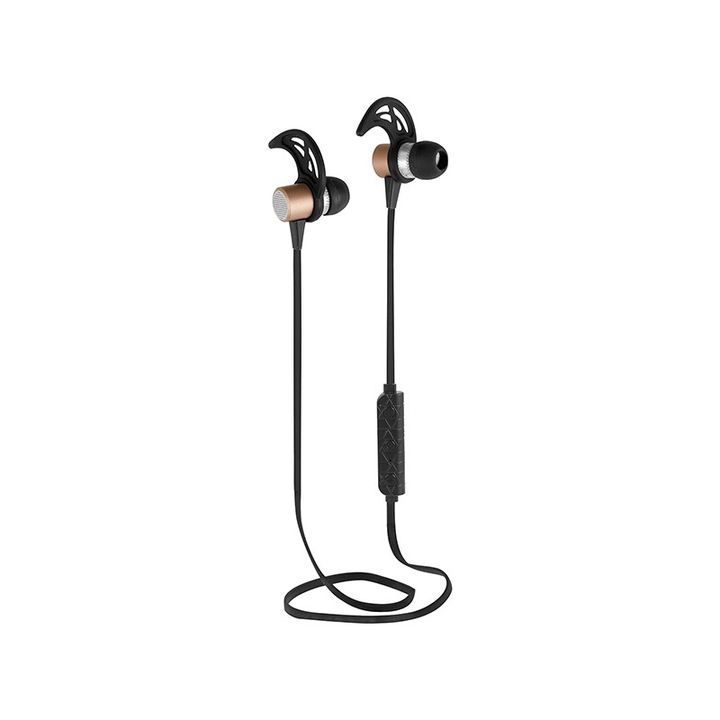 Мини мултимедийни слушалки с Bluetooth и микрофон HMP1210, бронз, Trevi