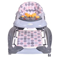 premergator interactiv idl baby step pliabil pentru bebelusi cu panou interactiv  inaltime reglabila  functie basculanta  roti spate cu blocare si sistem de siguranta anti-cadere pentru copil  culoare gri imagen 2_0_
0